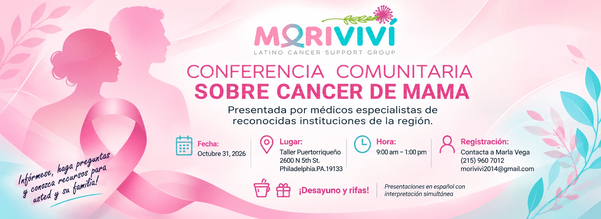 Conferencia Comunitaria sobre Cáncer de Mama – 31 de octubre de 2026